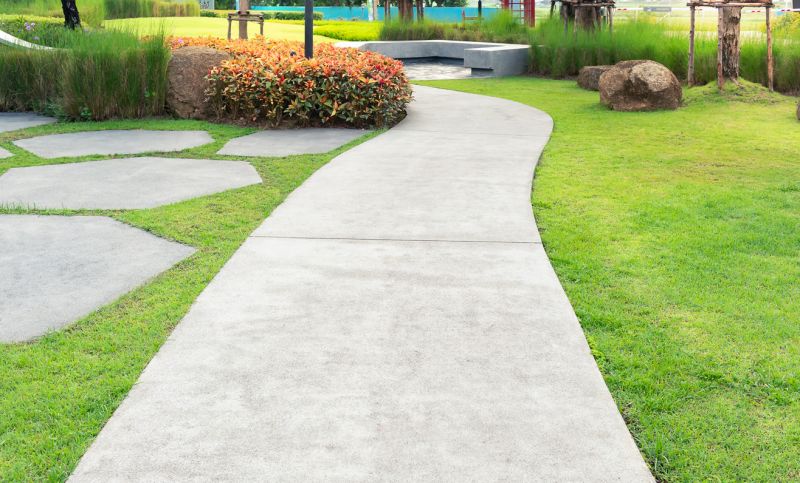 Stamped Concrete Sidewalk
